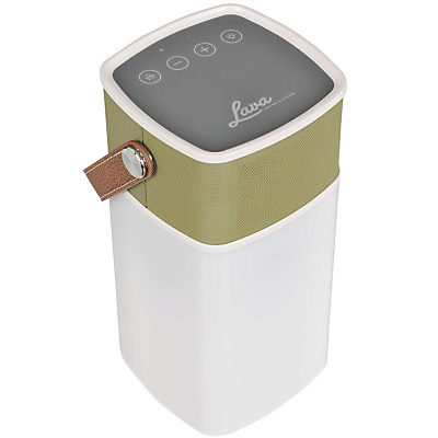 Lava BrightSounds Water Resistant Bluetooth Speaker With Ambient LED Lamp Mustard Lava BrightSounds Water Resistant Bluetooth Speaker With Ambient LED Lamp Mustard